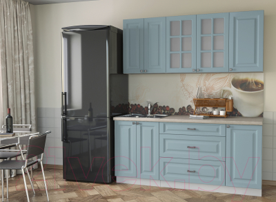 Кухонный гарнитур Интерлиния Мила Деко 1.8 Б