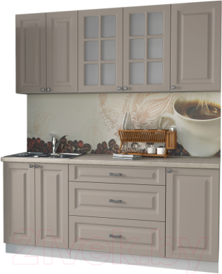 Кухонный гарнитур Интерлиния Мила Деко 1.8 Б - фото