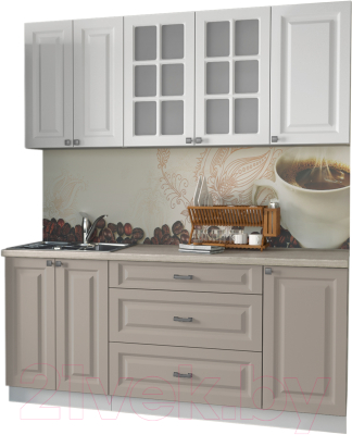 Кухонный гарнитур Интерлиния Мила Деко 1.8 Б - фото