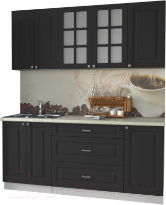 Кухонный гарнитур Интерлиния Мила Деко 1.8 Б - фото
