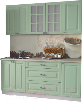 Кухонный гарнитур Интерлиния Мила Деко 1.8 Б - фото