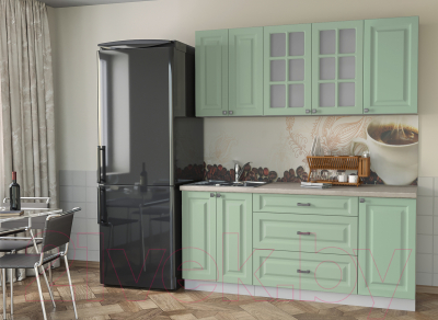 Кухонный гарнитур Интерлиния Мила Деко 1.8 Б