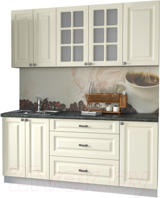 Кухонный гарнитур Интерлиния Мила Деко 1.8 Б - фото
