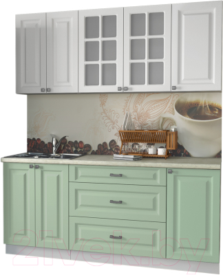 Кухонный гарнитур Интерлиния Мила Деко 1.8 Б - фото