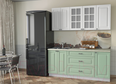 Кухонный гарнитур Интерлиния Мила Деко 1.8 Б