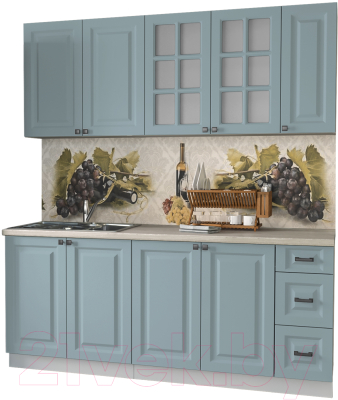 Кухонный гарнитур Интерлиния Мила Деко 1.9 А - фото