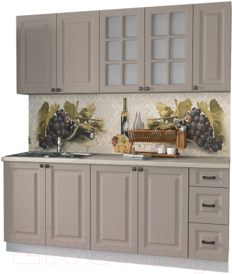 Кухонный гарнитур Интерлиния Мила Деко 1.9 А - фото