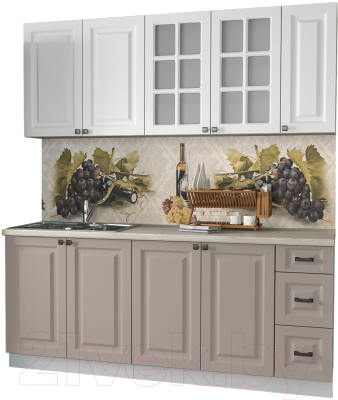 Кухонный гарнитур Интерлиния Мила Деко 1.9 А - фото