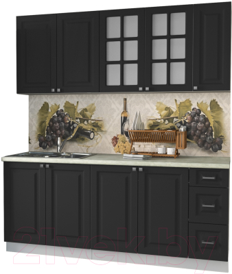 Кухонный гарнитур Интерлиния Мила Деко 1.9 А - фото