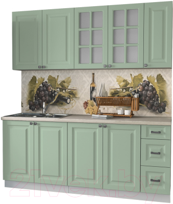 Кухонный гарнитур Интерлиния Мила Деко 1.9 А - фото