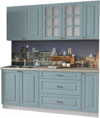 Готовая кухня Интерлиния Мила Деко 1.9 Б - фото