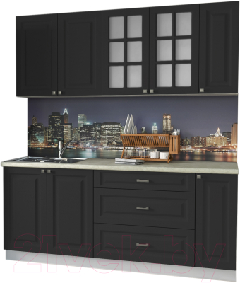 Кухонный гарнитур Интерлиния Мила Деко 1.9 Б - фото