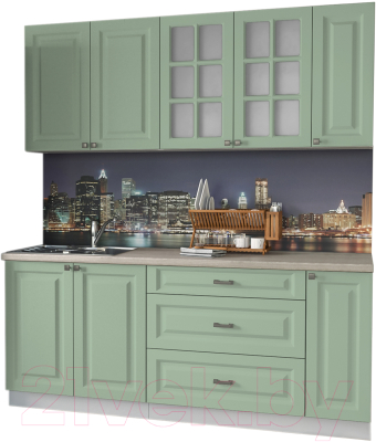 Кухонный гарнитур Интерлиния Мила Деко 1.9 Б - фото