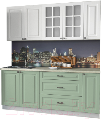 Кухонный гарнитур Интерлиния Мила Деко 1.9 Б - фото