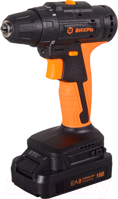 Аккумуляторная дрель-шуруповерт Вихрь ДА-18Л-2К/Б (72/14/22) - фото
