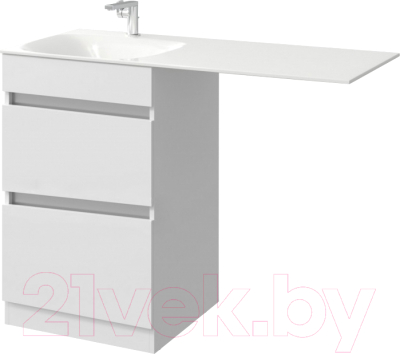 Тумба с умывальником Aqwella Forma / FOR01052 L - фото