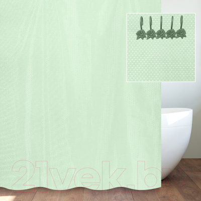 Шторка-занавеска для ванны Savol FM-B20G