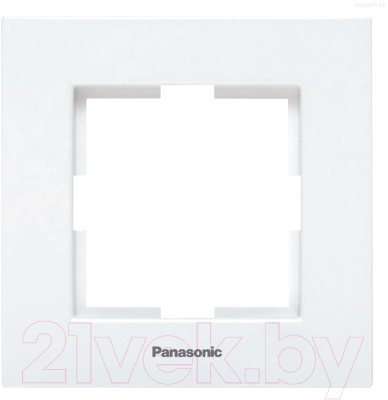 Рамка для выключателей и розеток Panasonic Karre Plus WKTF08012WH-BY - фото