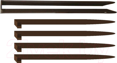 Бордюр садовый Multy Home Bricks EU5000060 (коричневый)