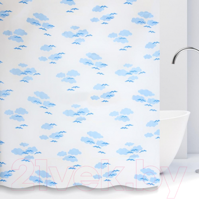 Шторка-занавеска для ванны Savol S-01718K