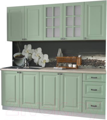 Кухонный гарнитур Интерлиния Мила Деко 2.0 А - фото