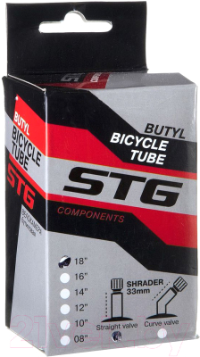 Камера для велосипеда STG 18x1.75 33мм / Х82409 - фото