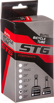 Камера для велосипеда STG 24x1.95/2.125 33мм / Х88387 - фото