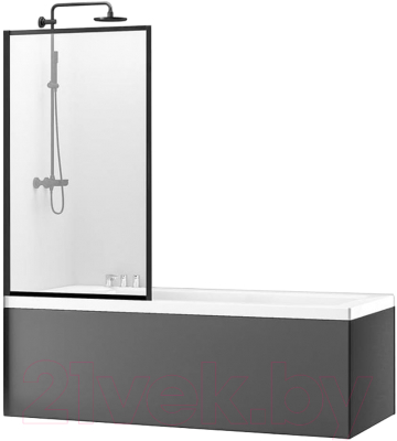 Стеклянная шторка для ванны REA Lagos 80 / REA-K7633