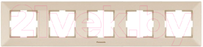 Рамка для выключателей и розеток Panasonic Arkedia WMTF08052BG-BY - фото