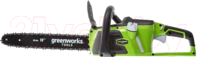 Пила цепная аккумуляторная Greenworks GD40CS15 бесщеточная 40V 35см / 2005707