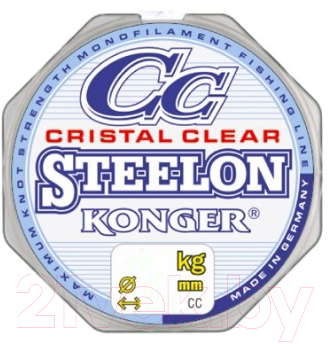 Леска монофильная Konger Steelon Cristal Clear 0.22мм 150м / 240150022 - фото