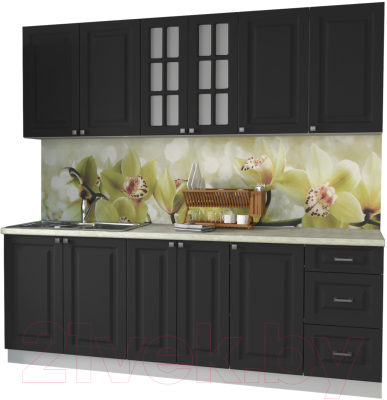 Кухонный гарнитур Интерлиния Мила Деко 2.2 А - фото