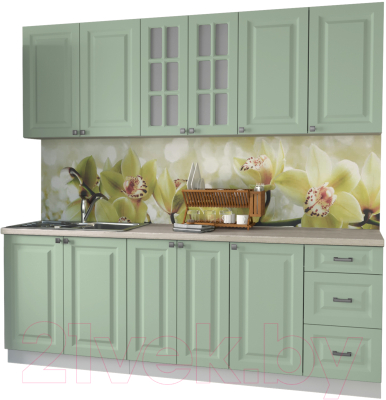 Готовая кухня Интерлиния Мила Деко 2.2 А - фото