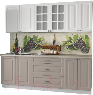 Кухонный гарнитур Интерлиния Мила Деко 2.2 Б - фото