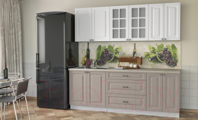 Кухонный гарнитур Интерлиния Мила Деко 2.2 Б