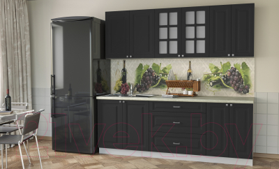 Кухонный гарнитур Интерлиния Мила Деко 2.2 Б