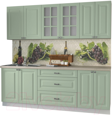 Кухонный гарнитур Интерлиния Мила Деко 2.2 Б - фото
