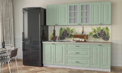 Кухонный гарнитур Интерлиния Мила Деко 2.2 Б