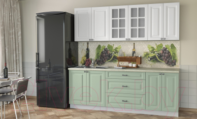 Кухонный гарнитур Интерлиния Мила Деко 2.2 Б