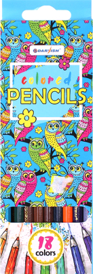Набор цветных карандашей Darvish DV-4800-18 - фото