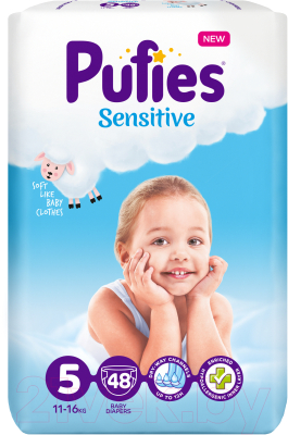 Подгузники детские Pufies Sensitive Junior 11-16кг - фото