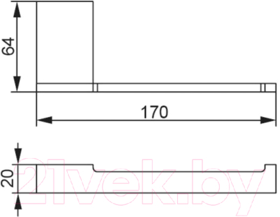 Держатель для туалетной бумаги Aquanet 5686-1MB