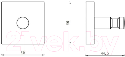 Крючок для ванной Aquanet Flash S1