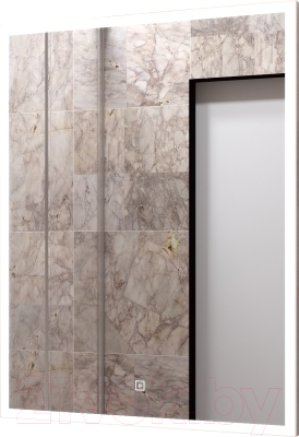 Зеркало Континент Frame White Led 60x80