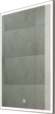 Зеркало Континент Frame Silver Led 60x80 - фото