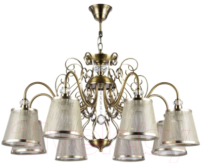 Люстра Freya Driana FR2405-PL-08-BZ / FR405-08-R - фото