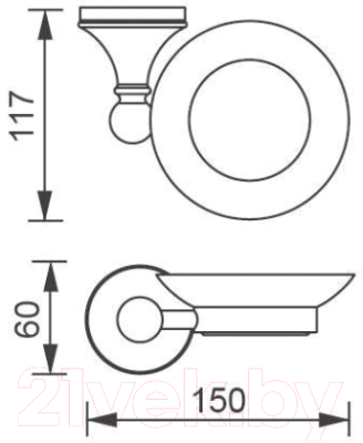 Мыльница Aquanet 5585