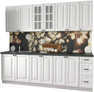 Кухонный гарнитур Интерлиния Мила Деко 2.3 А - фото