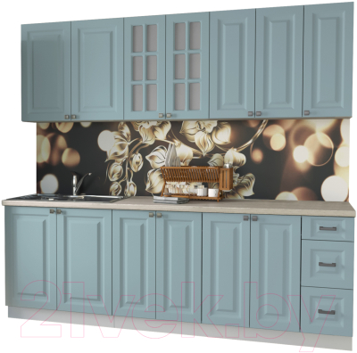 Кухонный гарнитур Интерлиния Мила Деко 2.3 А - фото