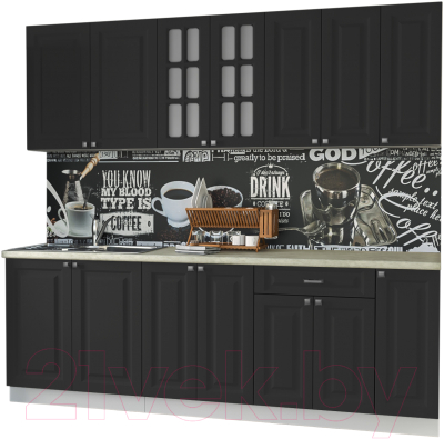 Кухонный гарнитур Интерлиния Мила Деко 2.3 Б - фото